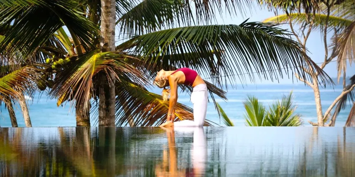 Underneath The Mango Tree - Yoga by the pool Underneath The Mango Tree - Yoga by the pool