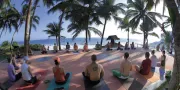 Yoga Soma Manaltheeram Ayurveda Beach Resort Yoga at Soma Manaltheeram Ayurveda Beach Resort
